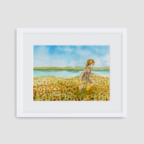 "LITTLE RUNNER" ARCHIVAL GICLEE ART PRINT